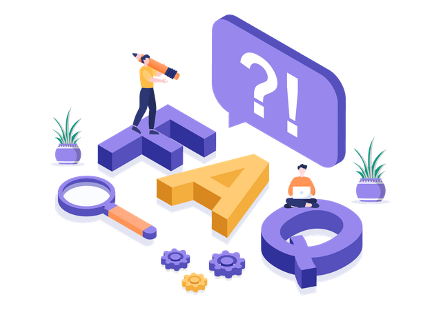 faq-illustration-download-in-svg-png-gif-file-formats--customer-questions-and-answers-helpdesk-pack-network-communication-illustrations-3749051