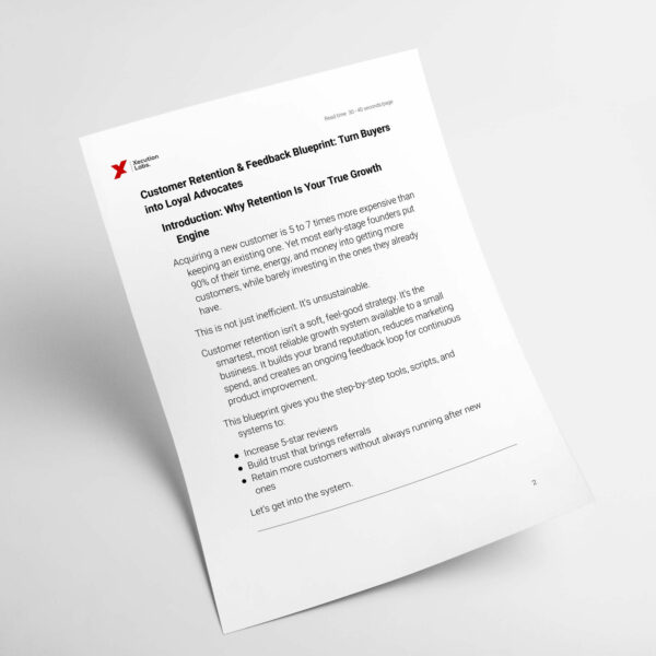 Customer Retention & Feedback Blueprint - Image 2